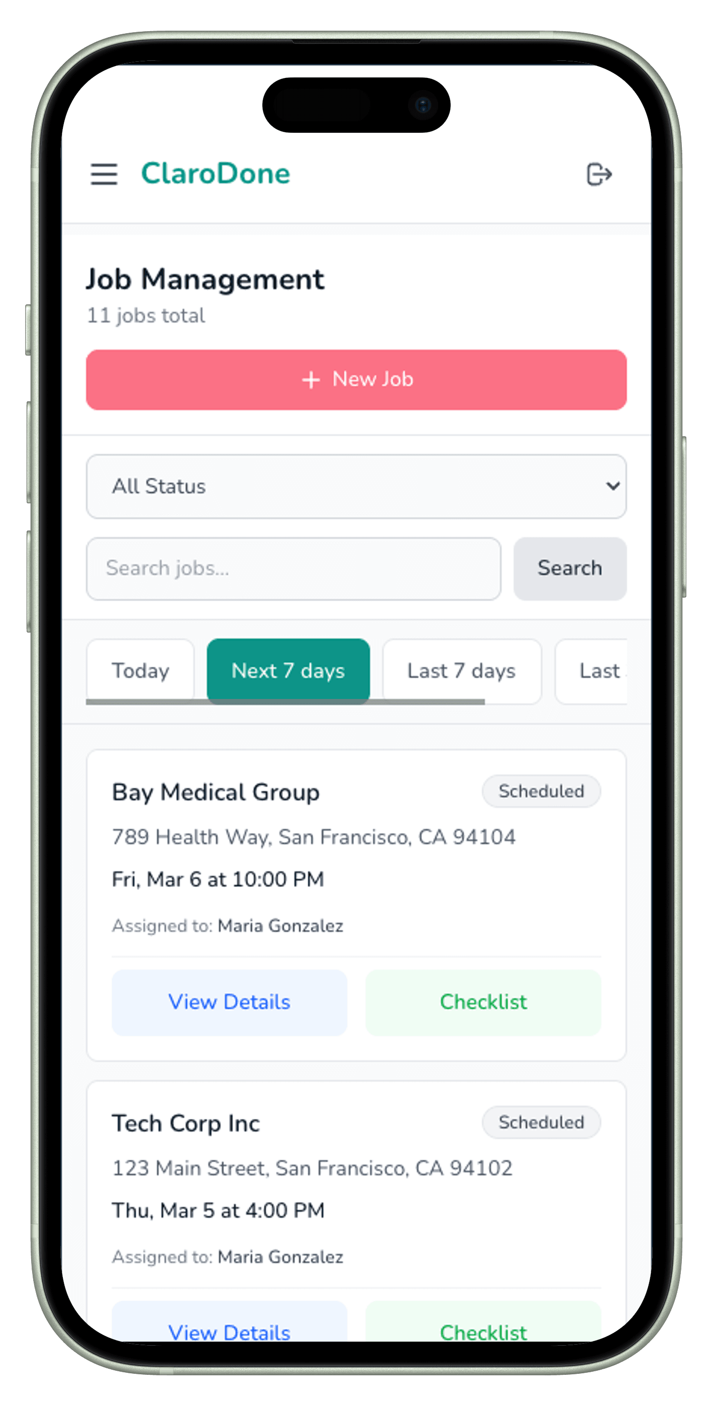 ClaroDone App - Photo Proof